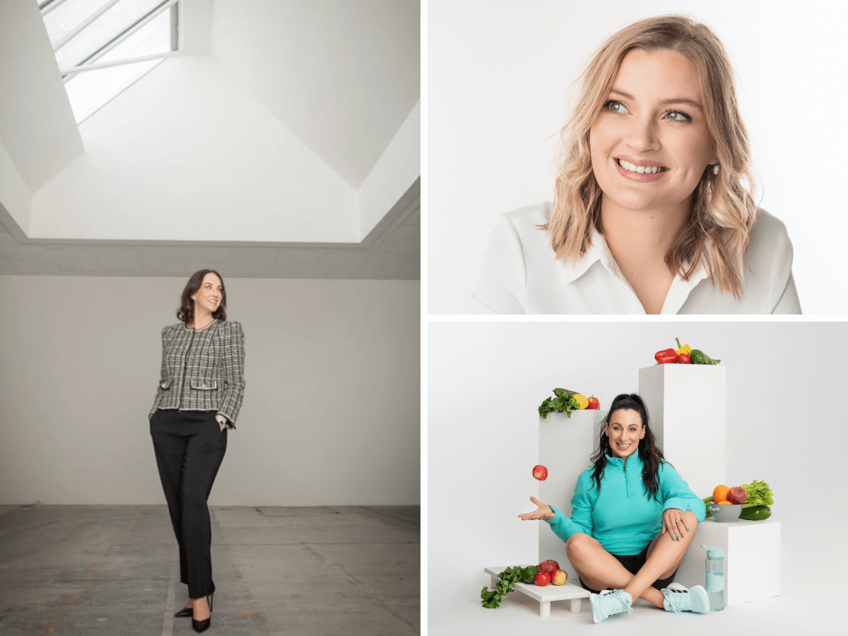 three images of business women professionally taken by Shauna Kennedy